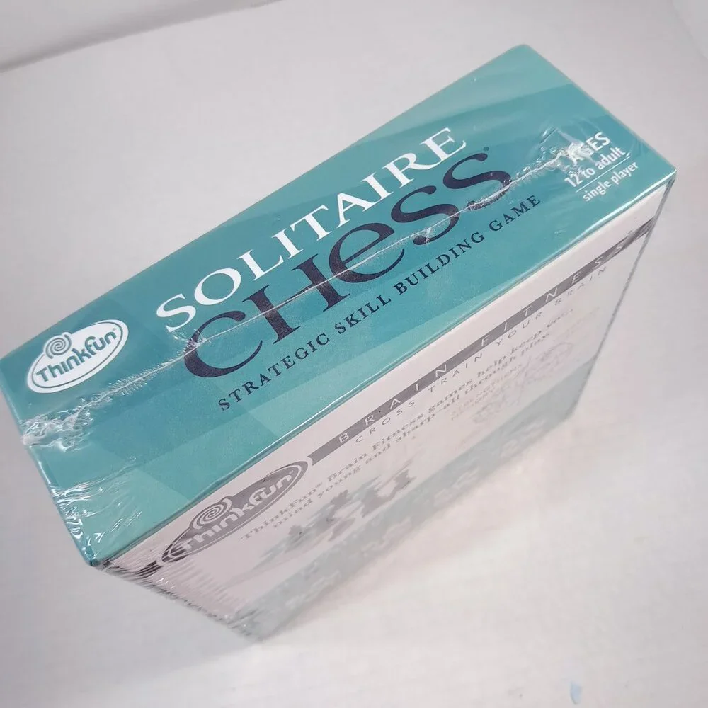 New ThinkFun Solitaire Chess Brain Fitness‎ Strategic Skill building Game sealed